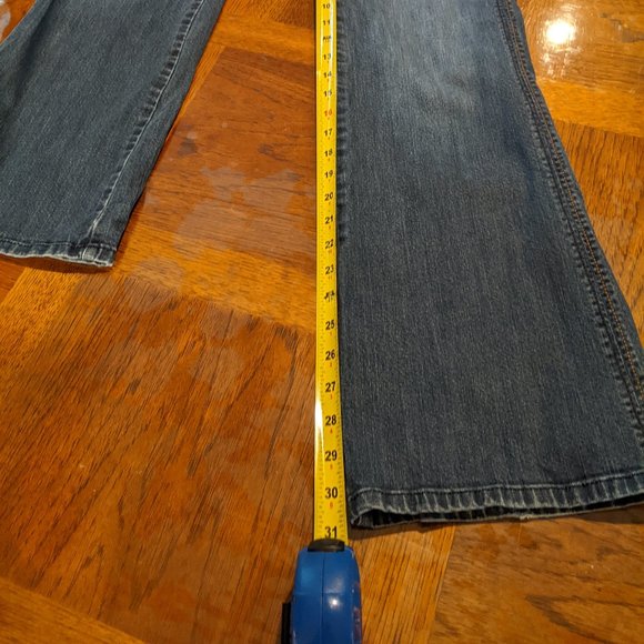 ELLE DARK BLUE JEANS SIZE 12R BOOT CUT - Picture 11 of 11